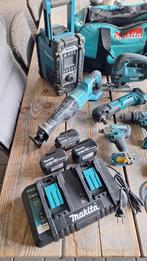 9 Delige Makita 18v Accu Gereedschap set Combi combo set, Zo goed als nieuw, Ophalen