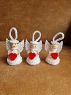 3 engeltjes kerstboomhangers kerstengeltjes kerstballen, Diversen, Kerst, Ophalen of Verzenden, Nieuw