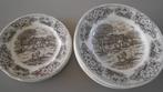 7x engels servies ontbijt soep borden Flowers, Antiek en Kunst, Antiek | Servies los, Ophalen of Verzenden