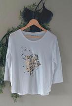 SHIRT wit+gouden print M🙂, Maat 38/40 (M), Wit, Nieuw, Ophalen of Verzenden