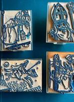 Vintage Sint Nicolaas kleurstempels (8) jaren ‘60-‘70, Ophalen of Verzenden, Gebruikt