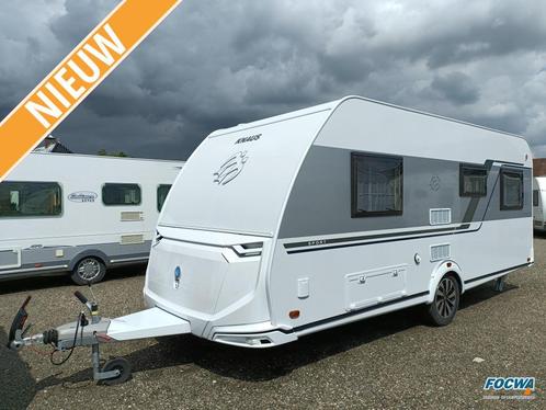 Knaus Sport 500 FU NIEUW Lengtebed U-ZI, Caravans en Kamperen, Caravans, Bedrijf, tot en met 4, 1250 - 1500 kg, Rondzit, Knaus