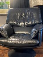 Leolux luie draai fauteuil zit goed, leer heeft liefde nodig, Ophalen, Zo goed als nieuw, 50 tot 75 cm, Leer