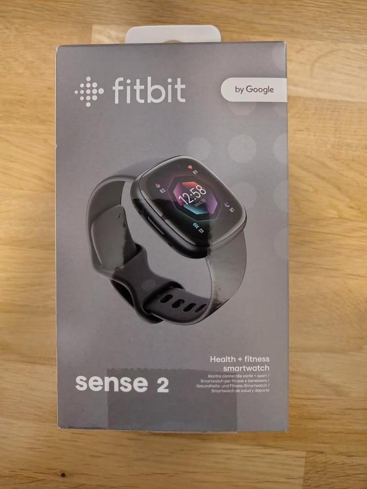 Fitbit Sense 2 - smartwatch en sporthorloge in 1, Sieraden, Tassen en Uiterlijk, Smartwatches, Zo goed als nieuw, Android, Zwart