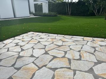 Keramische flagstone tegels te koop - 85 m2 - NIEUW beschikbaar voor biedingen