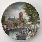 Porseleinen bord Dordrechtse Havenkwartier, Ophalen of Verzenden