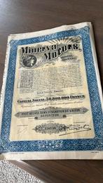 Minerva motors auto aandeel België, Ophalen of Verzenden, 1920 tot 1950, Aandeel