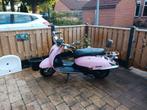 Roze 10 inch retroscooter 2008, Fietsen en Brommers, Snorfietsen en Snorscooters, Ophalen, Gebruikt, Benzine, Overige merken