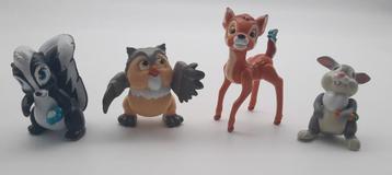 McDonalds Bambi, Bloempje, Stampertje en Uil figuren 1993 beschikbaar voor biedingen