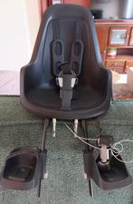 Bobike Mini One Black Fietsstoeltje met Windscherm, Ophalen, Voetsteuntjes, Zo goed als nieuw, Bobike