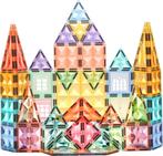 JUST23 Magnetic Tiles KBZS70 - Magnetisch Speelgoed 70 Stuks, Verzenden, Nieuw, Bouwen