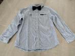 lichtblauw hemd & strik maat 110, Mayoral, Overhemd of Blouse, Ophalen of Verzenden, Zo goed als nieuw
