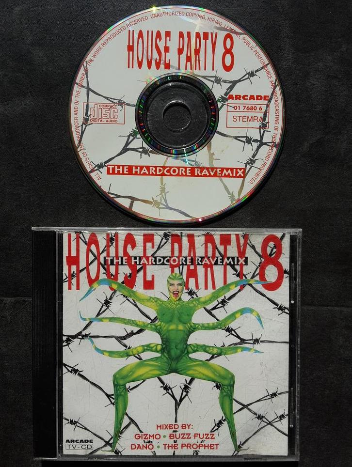 CD - House Party 8 - Oldschool 1993 Hardcore Thunderdome, Cd's en Dvd's, Cd's | Dance en House, Zo goed als nieuw, Ophalen of Verzenden