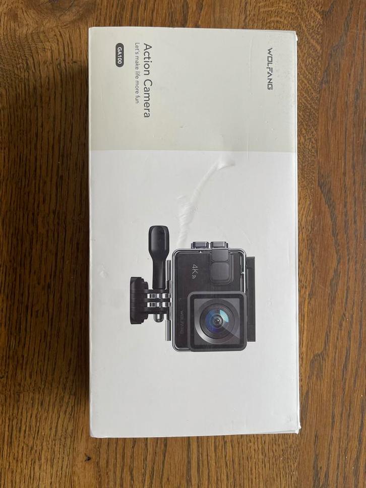 Wolfang Action Camera - Nieuw in doos!, Audio, Tv en Foto, Actiecamera's, Nieuw, Overige merken, Ophalen of Verzenden