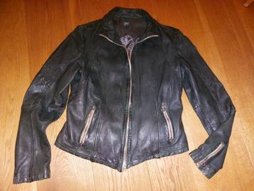 Leren bikerjack van Gypsy beschikbaar voor biedingen