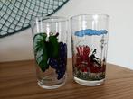 2 vintage drinkglazen, Verzamelen, Glas en Borrelglaasjes, Ophalen of Verzenden, Zo goed als nieuw, Frisdrankglas