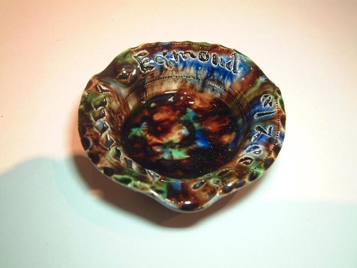 oude friese kerfsnede asbak Egmond aan Zee, Verzamelen, Overige Verzamelen, Gebruikt, Ophalen of Verzenden