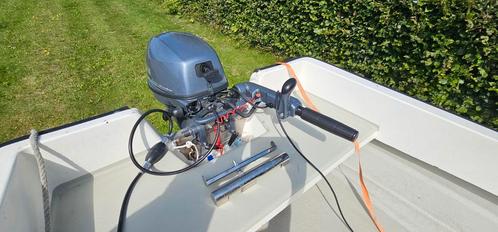 Yamaha 8pk  4takt   + van  Claes RVS trailer  kortstaart, Watersport en Boten, Rubberboten, Zo goed als nieuw, Overige merken
