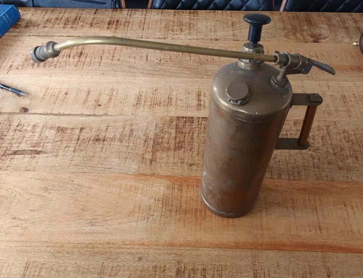 Antieke koperen gifspuit, Antiek en Kunst, Antiek | Gereedschap en Instrumenten, Ophalen of Verzenden