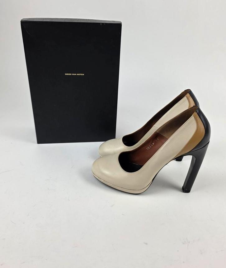 Dries van Noten Hakken Maat 38, Kleding | Dames, Schoenen, Gedragen, Schoenen met hoge hakken, Zwart, Verzenden
