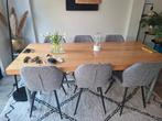 Huus draaibare eetkamer stoelen Liv 6 stuks, Huis en Inrichting, Stoelen, Ophalen, Zo goed als nieuw, Grijs