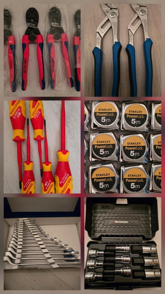 Gereedschap Gedore-Knipex-Stanley-Bahco-Facom-Hilti, Doe-het-zelf en Verbouw, Gereedschap | Handgereedschap, Nieuw, Ophalen of Verzenden