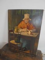 Antiek schilderstuk (naar Jan Theuns) olieverf, Ophalen