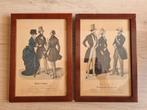 Franse mode 19e eeuw litho / gravure, Ophalen of Verzenden