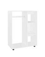 Kledingkast 80x40x110 cm bewerkt hout wit Te Koop!, Ophalen, Minder dan 75 cm, 50 tot 70 cm, 105 cm of meer
