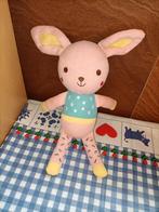 Blokker roze konijn knuffel 30 cm groot, Ophalen of Verzenden, Konijn