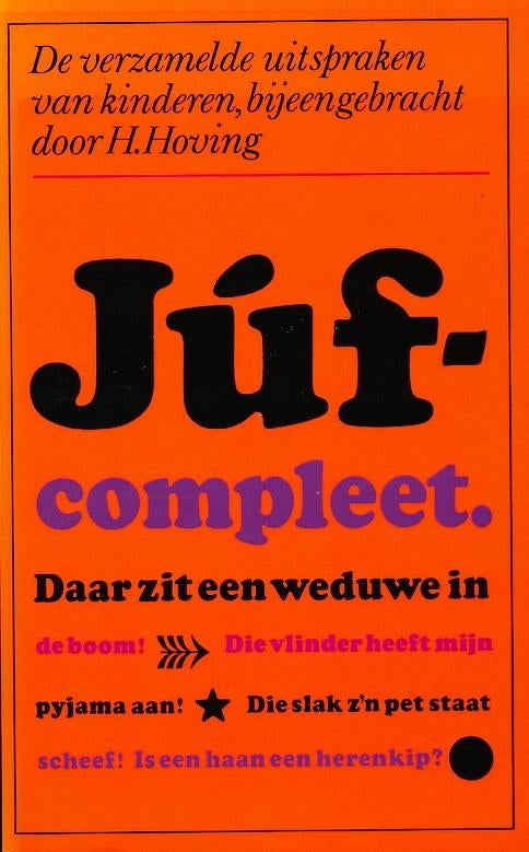 Juf - compleet - H. Hoving, Verzenden, Gelezen, H. Hoving, Non-fictie