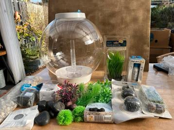 Nieuwe Biorb 30 liter aquarium met veel extras beschikbaar voor biedingen