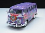Nieuw modelauto Volkswagen T1 Samba Hippie bus – Maisto 1:24, Maisto, Nieuw, Ophalen of Verzenden, Maisto