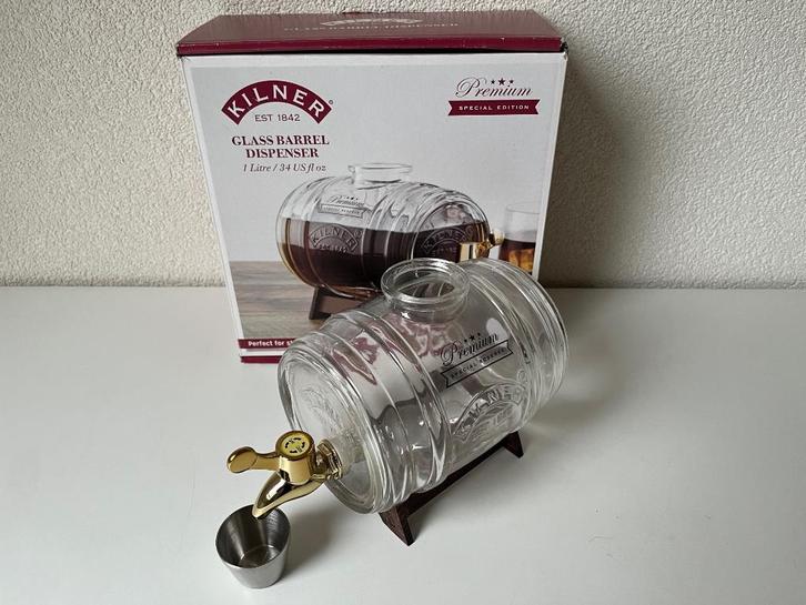 Kilner drankendispenser barrel (1 liter) - NIEUW!, Huis en Inrichting, Keuken | Keukenbenodigdheden, Nieuw, Ophalen of Verzenden
