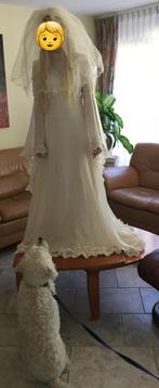 Vintage Trouwjurk mt 36, Kleding | Dames, Trouwkleding en Trouwaccessoires, Ophalen, Zo goed als nieuw, Overige kleuren, Trouwjurk