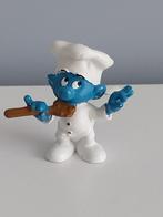 Smurfen. Smurf Chefkok met lepel met Bruine saus, Ophalen of Verzenden, Zo goed als nieuw, Verschillende Smurfen, Poppetje, Figuurtje of Knuffel