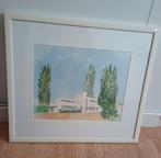 Aquarel Schilderij Het Witte Huis Den Bosch, Antiek en Kunst, Ophalen