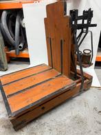 Antieke houten bascule weegschaal, Ophalen of Verzenden