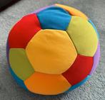 Vrolijke Voetbal kussen voor kinderkamer 55 cm Soccer Ball, Ophalen of Verzenden, Nieuw, Oranje, Rond