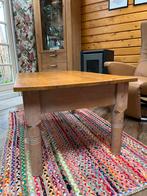 Oud grenen salontafel., Huis en Inrichting, Tafels | Salontafels, Ophalen, 100 tot 150 cm, Landelijk, Scandinavisch., 50 tot 100 cm