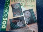 doeboekje wenskaarten met kerststofjes, Hobby en Vrije tijd, Kaarten | Zelf maken, Ophalen of Verzenden, Zo goed als nieuw, Overige thema's