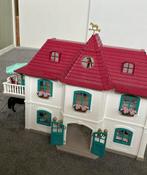 Schleich landhuis incl veel accessoires, Ophalen of Verzenden, Gebruikt, Poppenhuis