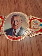 Zeldzame sigarenbandje Washington Wilson - Baarn Holland, Verzamelen, Rookartikelen, Aanstekers en Luciferdoosjes, Ophalen of Verzenden