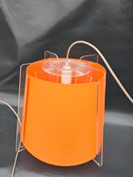 Oranje Hanglampen Luján + Sicilia, set van 3., Huis en Inrichting, Kunststof, Vintage, Ophalen of Verzenden, Zo goed als nieuw