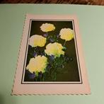 Oude ansichtkaart met bloemen, Ophalen of Verzenden, 1960 tot 1980, Ongelopen, Natuur