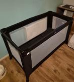 MamaLoes Campingbed Zwart + Matras, Ophalen of Verzenden, Zo goed als nieuw, Rechthoekig