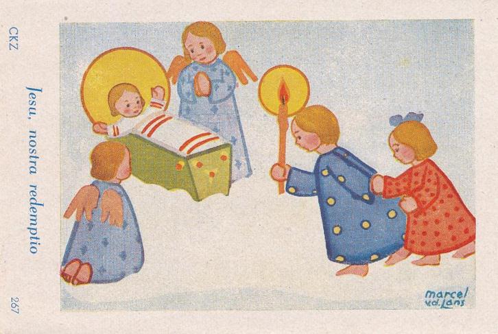 15 mooie kinderprentjes uitg CKZ zitten op nummer, Verzamelen, Religie, Zo goed als nieuw, Christendom | Katholiek, Kaart of Prent