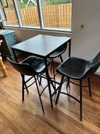 bartafeltje met drie stoelen, Huis en Inrichting, Tafels | Statafels, Ophalen, Gebruikt
