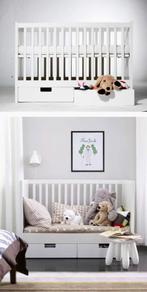 Stuva ledikant/meegroeibed met lades & matras. Van 0-3 jr, Kinderen en Baby's, Babywiegjes en Ledikanten, Ophalen, Gebruikt, Ledikant