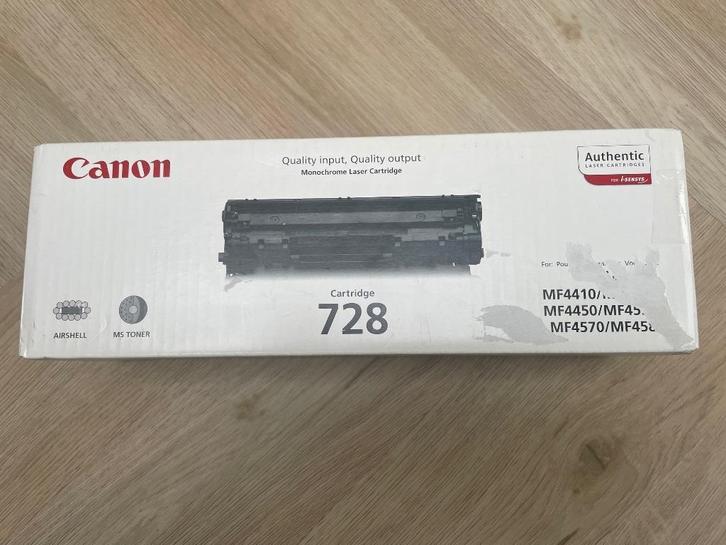 Nieuwe toner Canon 728 BK zwart Canon MF4410/4430/4450/4550/, Computers en Software, Printerbenodigdheden, Nieuw, Toner, Ophalen of Verzenden
